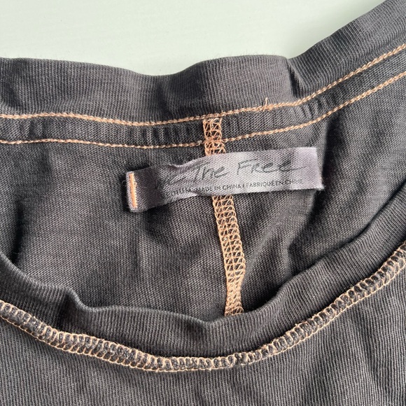 We the free Free People Black Muscle Tee tie dye - Picture 2 of 5